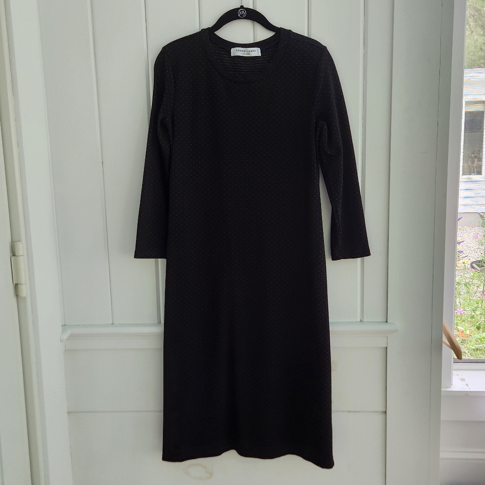 Sonnet James Elegant Black Dress Size M